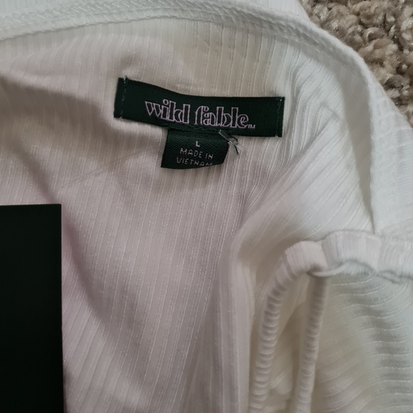 Women's Spaghetti Strap Bodysuit - Wild Fable™ Color White Sz Various - Picture 12 of 13